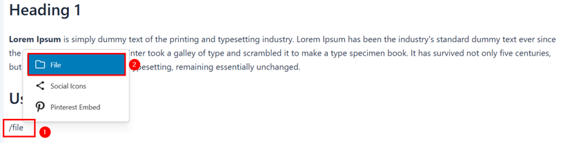 How To Upload HTML Files To WordPress - Insert File Block