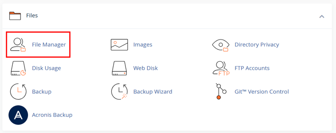 How To Upload HTML Files To WordPress - Open File Manager