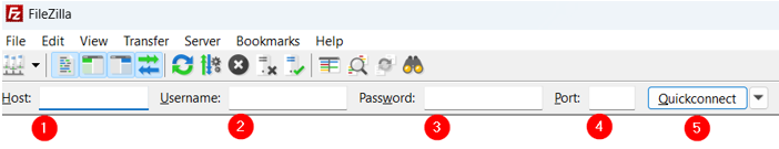 How To Upload HTML Files To WordPress - Fill In FTP Credentials to Connect to Web Server