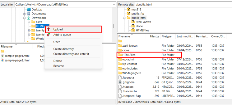 How To Upload HTML Files To WordPress - Upload Folder of HTML Files to WordPress
