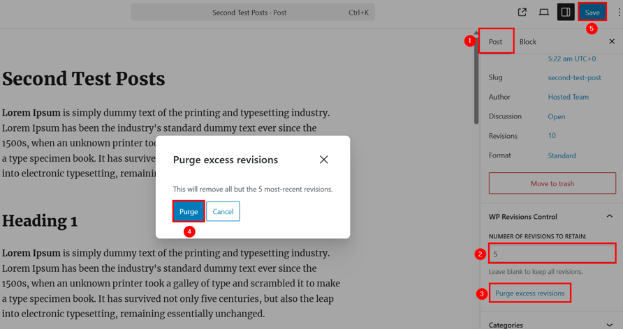WordPress Revisions - Set Different Revision Limits for Various Posts and Pages in WordPress