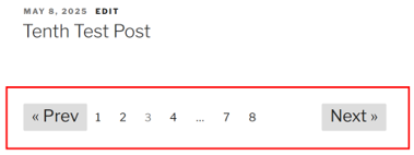 WordPress Pagination - WordPress Numbered Pagination