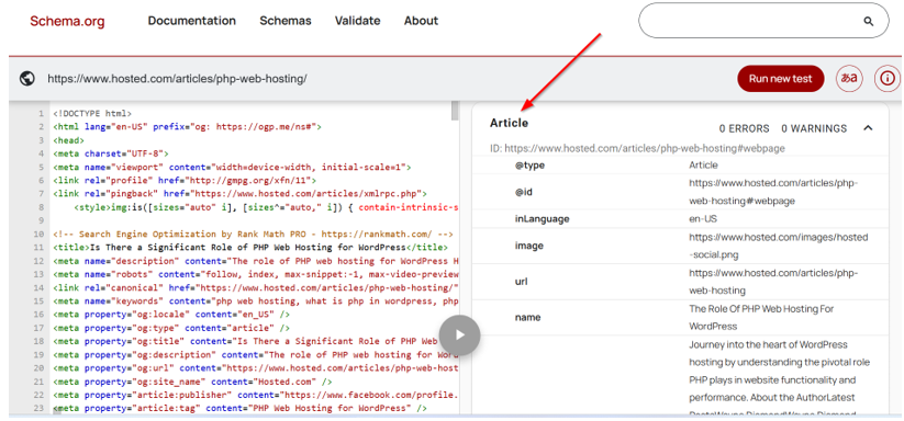 How To Add Schema Markup In WordPress - Article Schema Is Active
