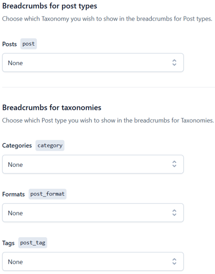 WordPress Breadcrumbs - Breadcrumbs for Taxonomies and Post Types