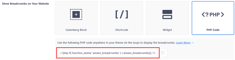 WordPress Breadcrumbs - Add PHP Code to Theme Files