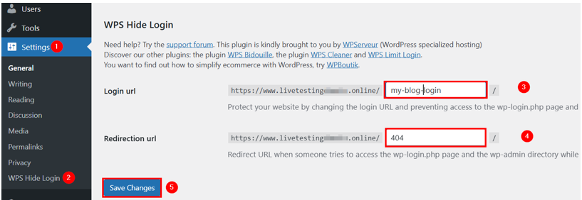 WordPress Login URL: How To Find, Protect & Change It - Use WPS Hide Login Plugin to Change Login URL WordPress Login URL - Use WPS Hide Login Plugin to Change Login URL