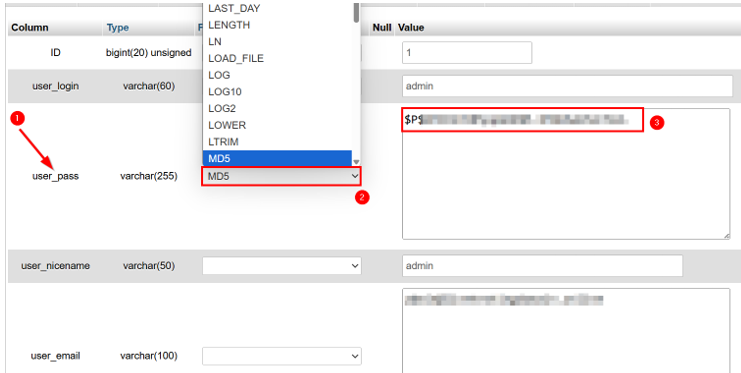 WordPress Login URL: How To Find, Protect & Change It - Set New Password Using phpMyAdmin WordPress Login URL - Set New Password Using phpMyAdmin