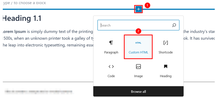 Embed Google Reviews In WordPress - Insert Custom HTML Block