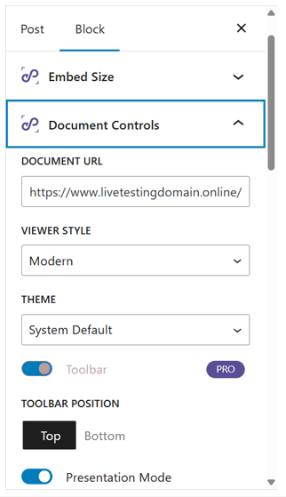 How To Embed A PDF In WordPress - Customize Embedded PDF File