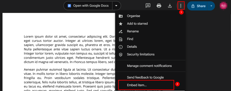 How To Embed A PDF In WordPress - Get Embed Code of a File