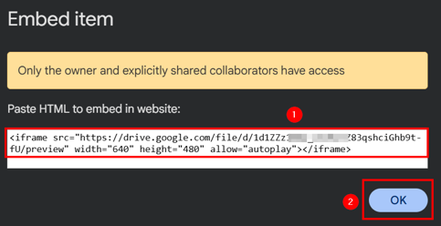 How To Embed A PDF In WordPress - Copy iframe Embed Code