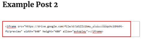 How To Embed A PDF In WordPress - Insert iframe Embed Code