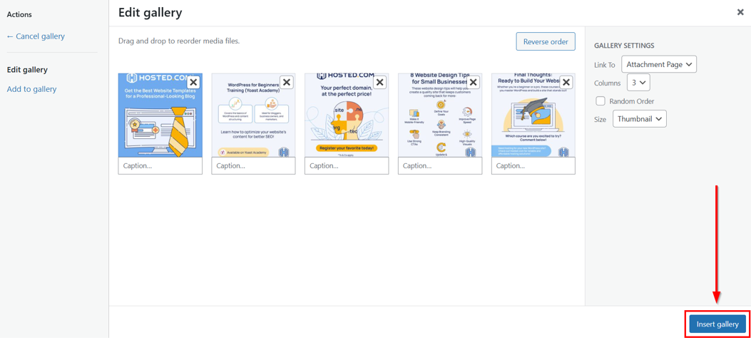 Create A WordPress Image Carousel - Add Images to Carousel