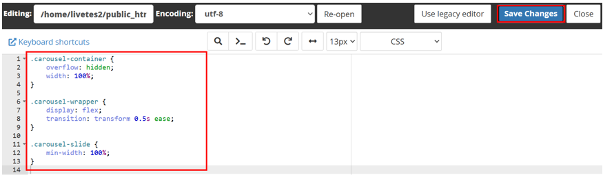 Create A WordPress Image Carousel - Style Image Carousel