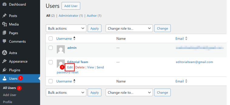 Remove The Author From WordPress Posts - Edit WordPress User