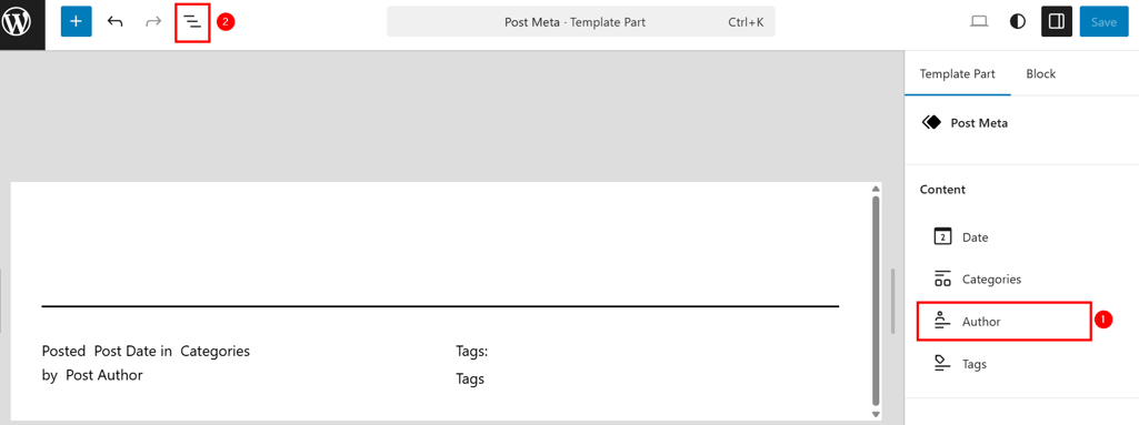 Remove The Author From WordPress Posts - Open List View
