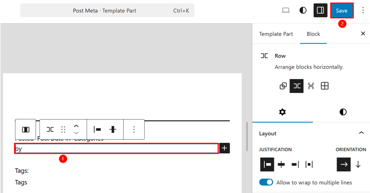 Remove The Author From WordPress Posts - Delete By Word and Save Changes