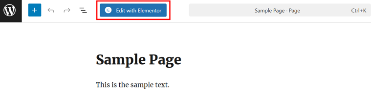 How To Hide Page Title In WordPress - Edit Page with Elementor