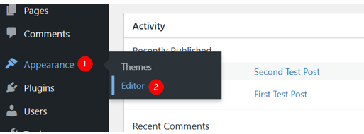 How To Remove Powered By WordPress - Open Full Site Editor