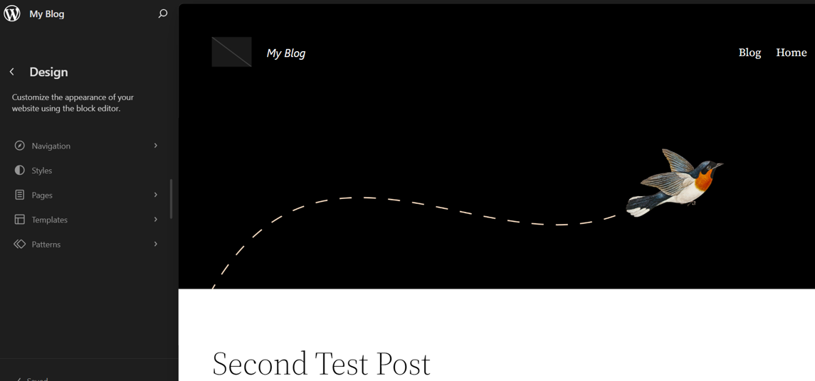 How To Remove Powered By WordPress - Home Page in Full Site Editor