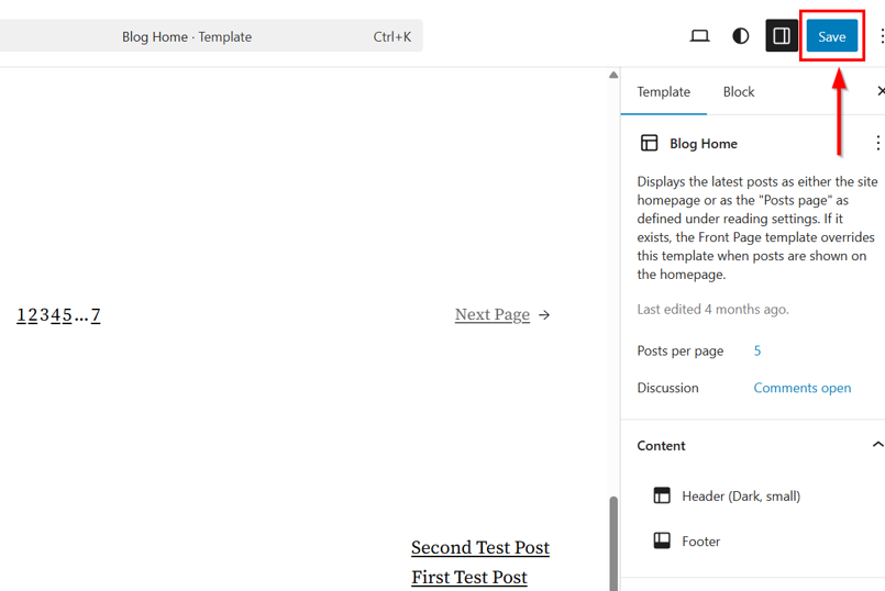 How To Remove Powered By WordPress - Save Changes