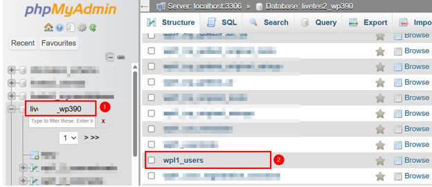 Fix: Sorry, You Are Not Allowed To Access This Page - Open Users Table Using phpMyAdmin