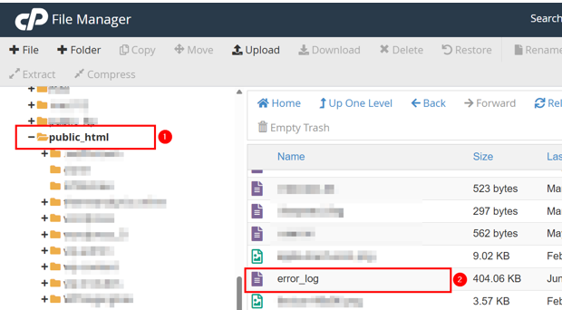 Fix: Sorry, You Are Not Allowed To Access This Page - Check Error Log Using File Manager