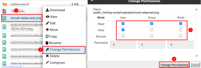 Fix 413 Request Entity Too Large Error In WordPress - Change File Permissions