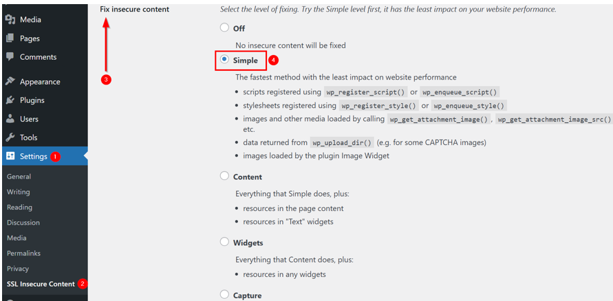 Fix The Mixed Content Error in WordPress - Select Simple Fix for Insecure Content
