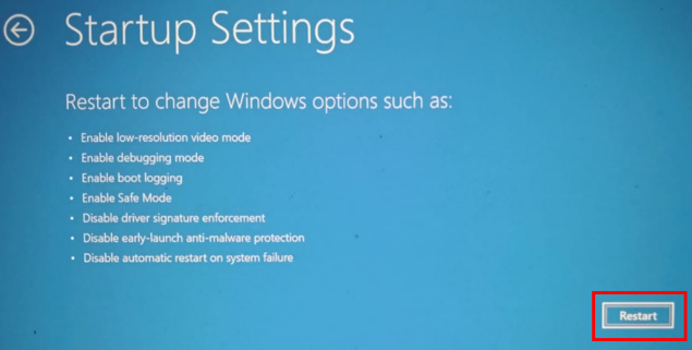  Fix DNS Server Not Responding Error - Restart to Change Windows Startup Options