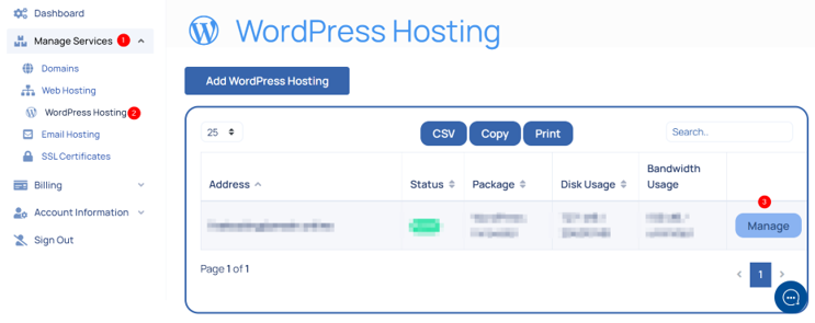 Fix HTTP 429 Too Many Requests Error - Open WordPress Hosting Management Section