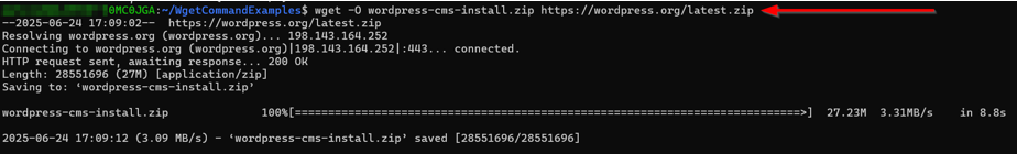 How To Use The Wget Command - Save Downloaded File with Custom Name