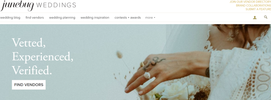 How To Start A Photography Business - Junebug Weddings Photography Website