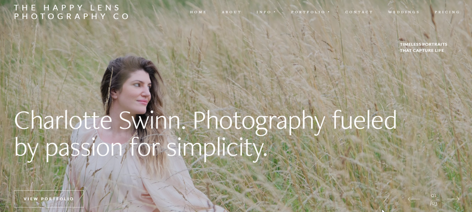 How To Start A Photography Business - The Happy Lens Photography Website