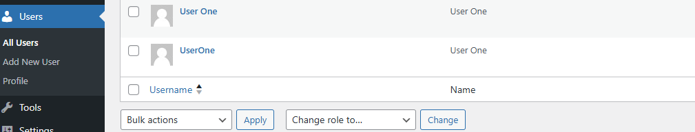 Invite Users To Access A WordPress Blog - User List Is Updated