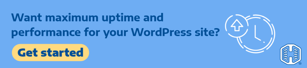 Strip Banner Text - Want Maximum Uptime And Performance For Your WordPress Site