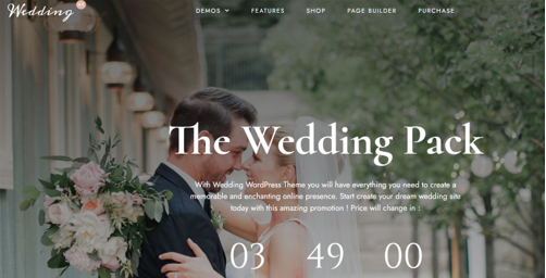 Wedding WordPress Theme from ThemeForest