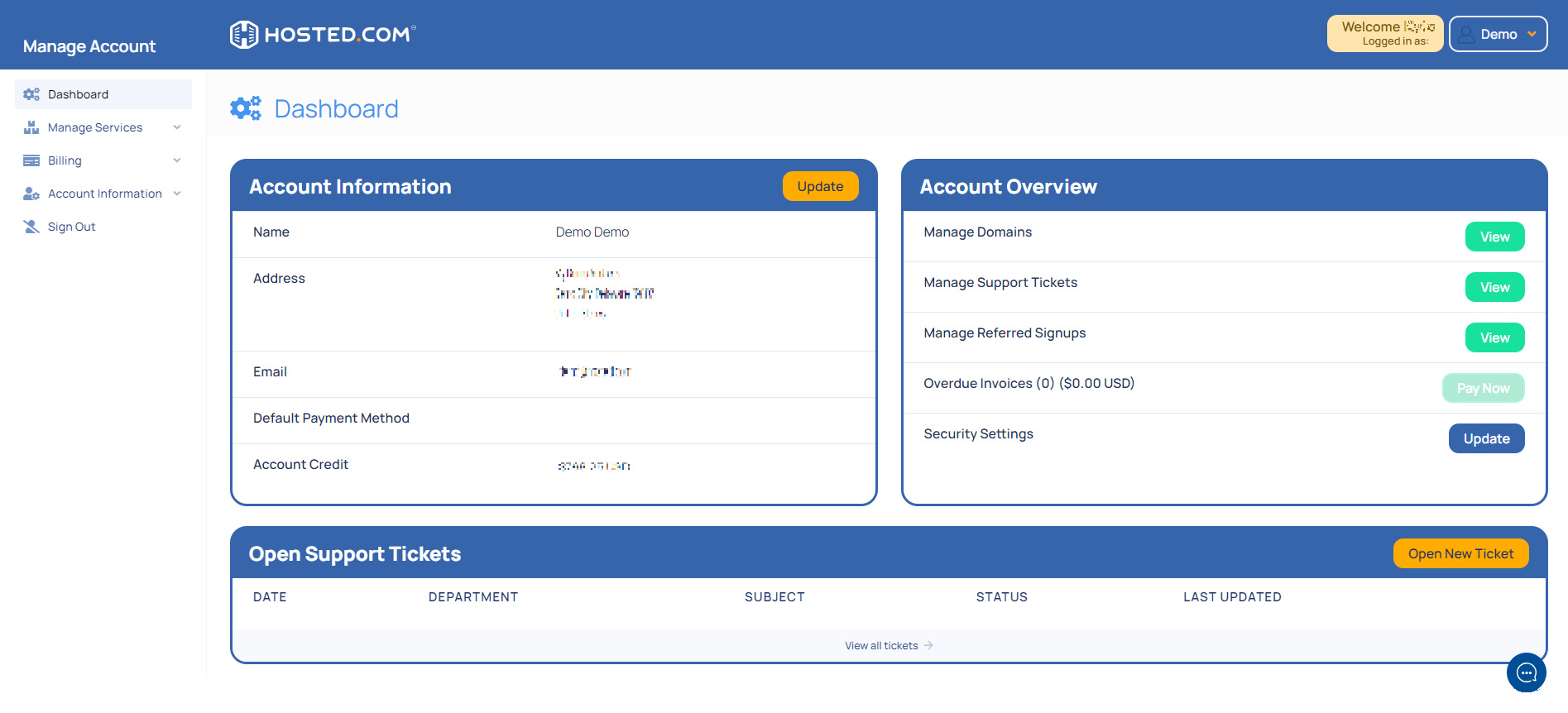 How To Access cPanel In Website Builder - Hosted.com® Dashboard