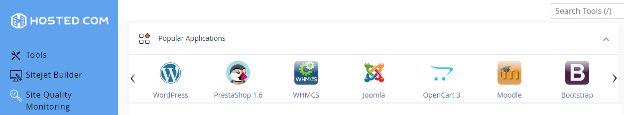 Login in to WordPress via cPanel - Popular Apps - WordPress