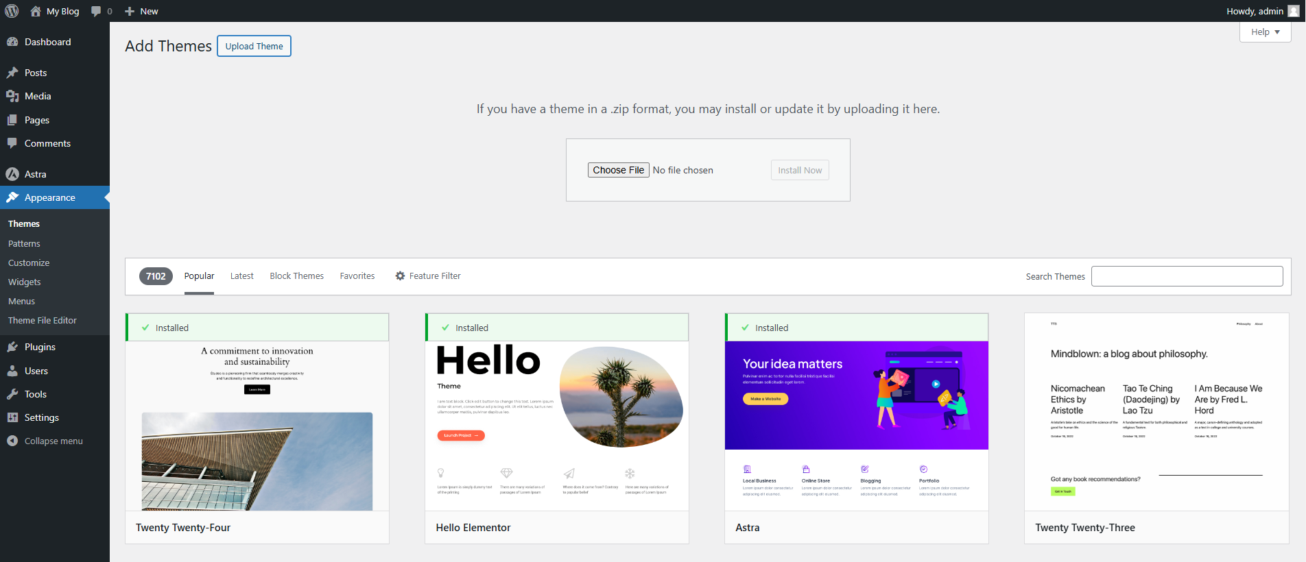 Resolve Missing Theme Error - 