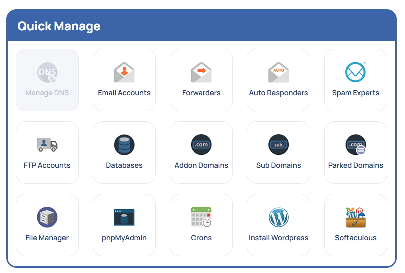 WordPress Staging Site - Quick Manage