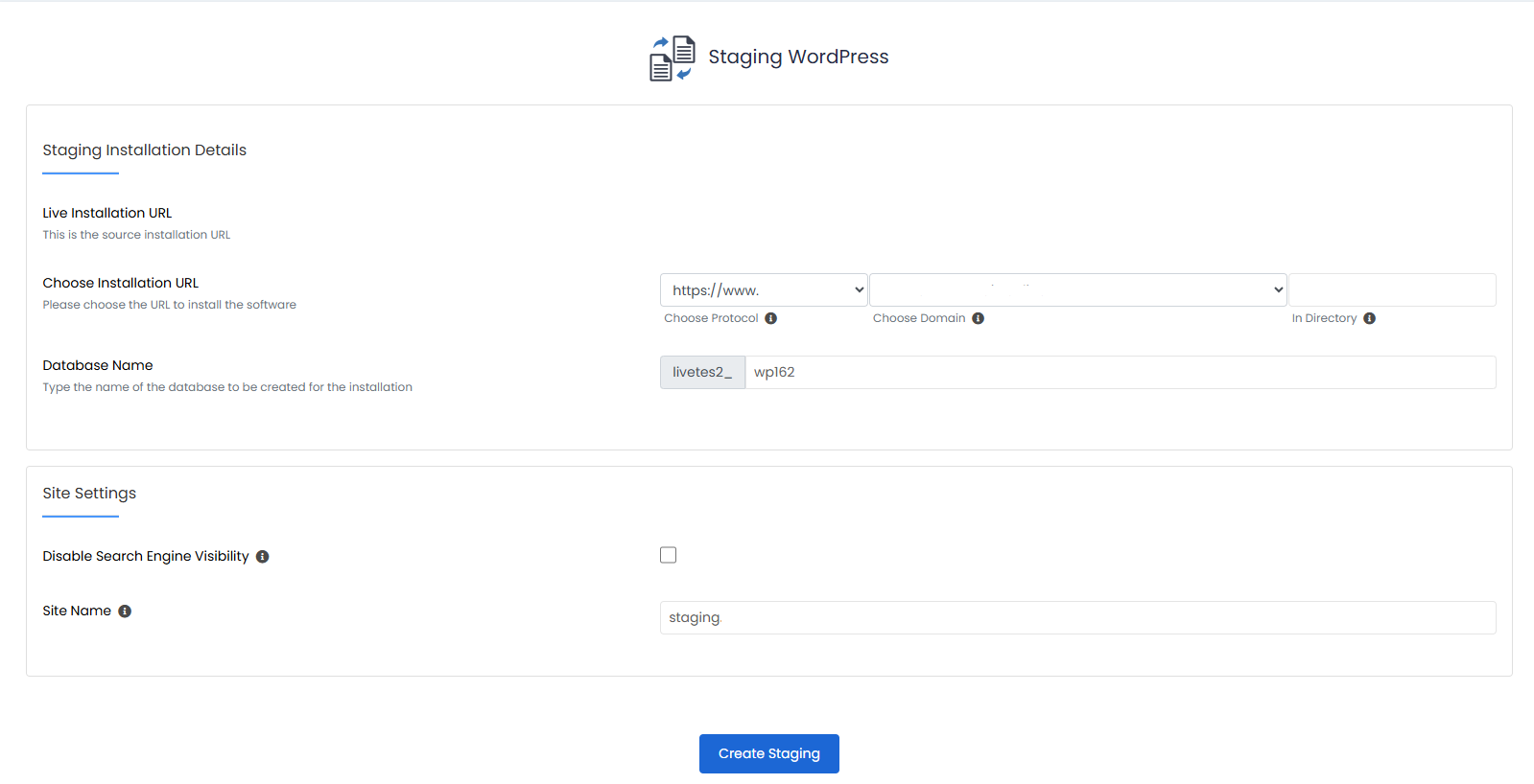 WordPress Staging Site - Staging WordPress