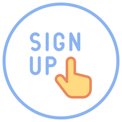 1. Sign up