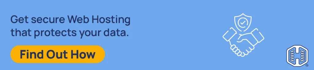 Strip Banner Text - Get secure Web Hosting that protects your data