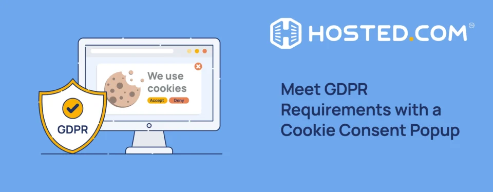 Header Text - Meet GDPR Requirements with a Cookie Consent Popup