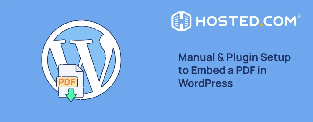 Header Text - Manual & Plugin Setup to Embed a PDF in WordPress