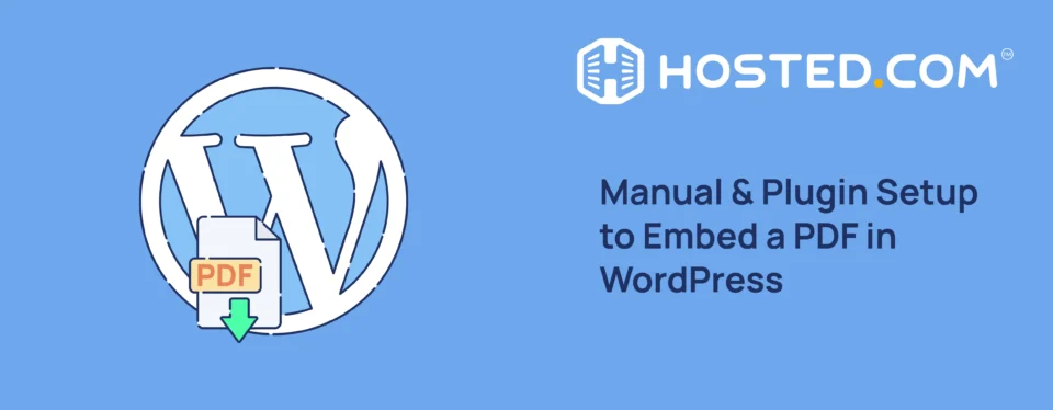 Header Text - Manual & Plugin Setup to Embed a PDF in WordPress