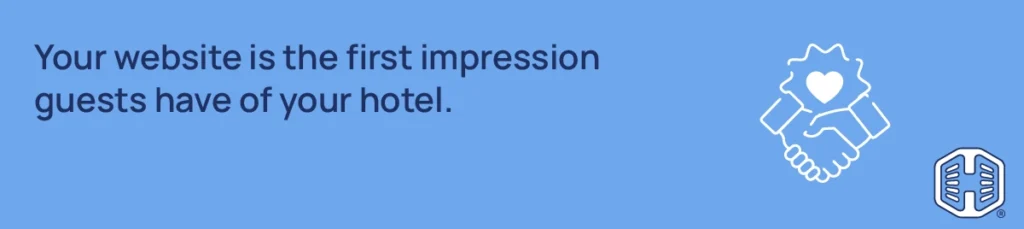 Strip Banner Text - Your website is the first impression guests have of your hotel