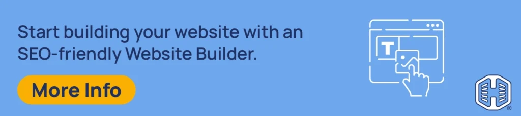 Strip Banner Text - Start building your website with an SEO-friendly Website Builder. [More Info]