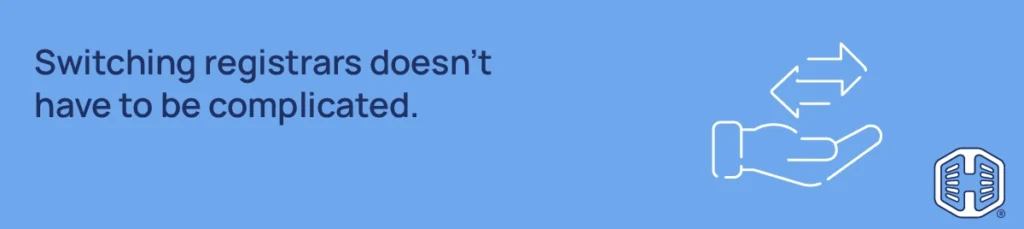 Strip Banner Text - Switching registrars doesn't have to be complicated